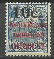 NOUVELLE HEBRIDE N° 59 NEUF*  TRACE DE CHARNIERE   / Hinge  / MH - Unused Stamps