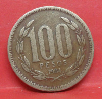 100 Pesos 1984 - TB - Pièce De Monnaie Chili - Article N°5531 - Chili