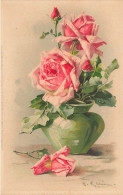 Catharina KLEIN * CPA Illustrateur Klein * Bouquet De Fleurs Et Vase * éditeur Meissner & Buch Série 1273 - Klein, Catharina