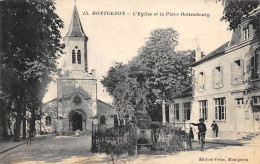 Montgeron       91        Place  Rottenbourg Et Eglise         (voir Scan) - Montgeron