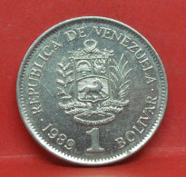 1 Bolivar 1989 - TB - Pièce De Monnaie Venezuela - Article N°5539 - Venezuela