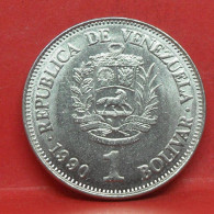 1 Bolivar 1990 - TTB - Pièce De Monnaie Venezuela - Article N°5540 - Venezuela