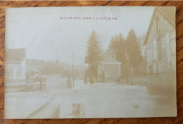 Bar Sur Seine Inondé - 21 Janvier 1910 - Carte Photo - Bar-sur-Seine