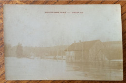 Bar Sur Seine Inondé - 21 Janvier 1910 - Carte Photo - Bar-sur-Seine