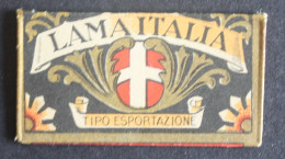 LAMETTA BARBA BLADE SHAVE LAMA ITALIA, TIPO ESPORTAZIONE, INDUSTRIA TORINESE - Razor Blades