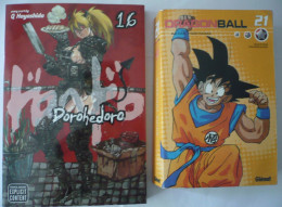 Lot 2 MANGAS / DOROHEDORO 16 + DRAGON BALL 21 / Bon état - Autres & Non Classés