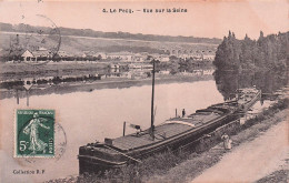 Le Pecq -  Vue Sur La Seine - Peniche -  CPA°J - Le Pecq