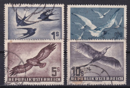 AUSTRIA 1950/53 - Canceled - ANK 968, 969, 971, 972 - Usati