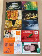 10 Different Phonecards - Lots - Collections