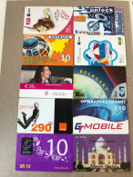 10 Different Phonecards - Collections