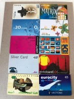 10 Different Phonecards - Verzamelingen