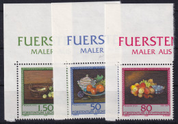 LIECHTENSTEIN 1990 - MNH - Mi 990-992 - Unused Stamps