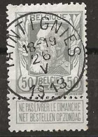 N°78, 50c Gris Sc TAINTEGNIES /1913 - 1905 Grosse Barbe