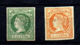 España Nº 51/2. Año 1860/61 - Postfris – Scharnier