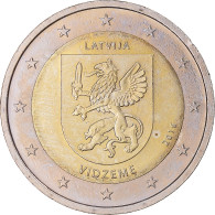 Lettonie, 2 Euro, Vidzeme, 2016, SUP+, Bimétallique - Lettonie