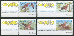 Anguilla ** N° 858 à 861 Avec Vignette - OIiseaux - Anguilla (1968-...)