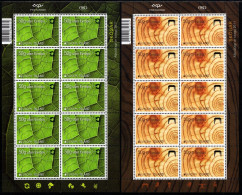 Iceland - 2011 - Europa CEPT - Forests - Mint Miniature Stamp SHEETS Set - Unused Stamps