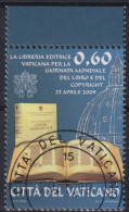 2009 Vatikan,° Mi:VA 1642, Yt:VA 1495, Bücher, Kuppel Des Petersdoms - Usati