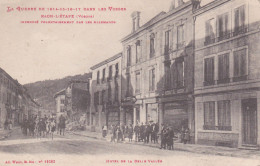 1917 RAON L ETAPE VOSGES INCENDIE VOLONTAIREMENT PAR LES ALLEMANDS GUERRE HOTEL DE LA BELLE VALLEE Correspondance - Raon L'Etape