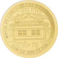 Monnaie, République Du Congo, Arche D'alliance, 100 Francs CFA, 2020, FDC, Or - Congo (Republic 1960)