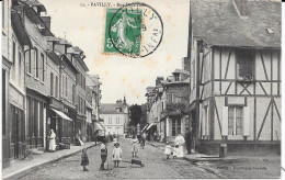 76 PAVILLY - Rue Delallande - Animée - Pavilly