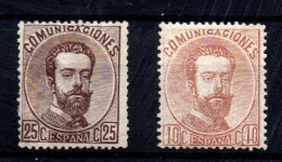 España Nº 124/5. Año 1872 - Neufs