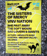 SISTERS OF MERCY: Original Poster For Their Concert In Athens, Greece On July 2023 - Manifesti & Poster