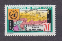 1963 Upper Volta 116 3rd World Meteorological Day Weather Map 1,70 € - WHO