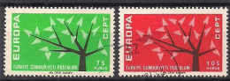 Türkei  (1962)  Mi.Nr.  1843 + 1844  Gest. / Used  (11hb14)  EUROPA - Gebruikt