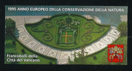● VATICANO 1995 ֍ Anno Europeo Della Conservazione Della NATURA ● LIBRETTO Nuovo ** ● - Booklets