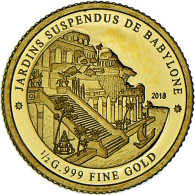 Monnaie, Côte D'Ivoire, Jardins Suspendus De Babylone, 100 Francs CFA, 2018 - Costa De Marfil