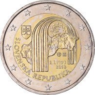 Slovaquie, 2 Euro, 25ème Anniversaire De La République, 2018, Kremnica, SPL - Slovaquie