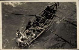 Photo CPA Perim Jemen, Männer In Einem Ruderboot - Yémen