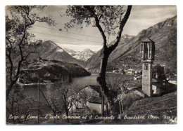 Italie--Lago Di Como  -1955 -Isola Comacina Ed Il Campanile Di Ospedaletti    ....timbre... Cachets ..griffes.... - Como