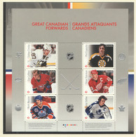 2016  Hockey - Canadian Forwards - Souvenir Sheet   Sc 2941  MNH - Unused Stamps