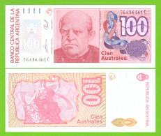 ARGENTINA 100 AUSTRALES 1985/1990 P-327c  UNC - Argentine