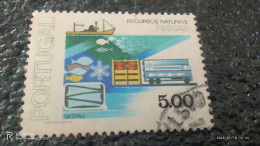 PORTEKİZ- 1990-00----                     5.00ESC        USED - Used Stamps