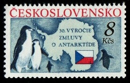 1991	Czechoslovakia	3086	Antarctic Treaty	2,00 € - Pingouins & Manchots