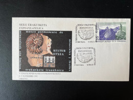 SP ENVELOPPE ESPANA SEILU ERAKUSKETA EXPO FILATELICA / MINERALES Y FISILES / ZUMARRAGA 1992 - Transkei