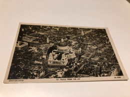 England Great Britain United Kingdom Aerial View Air Photo St Saint Paul Cathedral 16723 Post Card POSTCARD - St. Paul's Cathedral