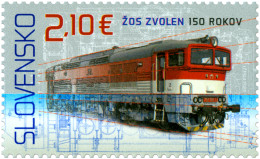 Slovakia 2022 Locomotive Factory Zvolen 150 Ann Train Stamp Mint - Ungebraucht