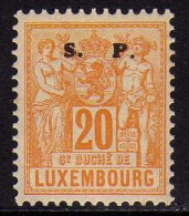 Luxembourg (1882-83) -  20 C. Allegorie Surcharge S.P. Neufs** - MNH - Service