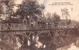 Montgeron          91          La Passerelle De Senlis Sur L'Yerres              (voir Scan) - Montgeron