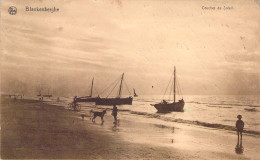 BELGIQUE - BLANKENBERGHE - Coucher De Soleil - Carte Postale Ancienne - Blankenberge