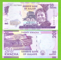 MALAWI 20 KWACHA 2020 P-63f UNC PREFIX CB - Malawi