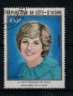 Cote D'Ivoire - "21ème Anniversaire De Lady Diana, Princesse De Galles" - T. Oblitéré N° 611 De 1982 - Côte D'Ivoire (1960-...)