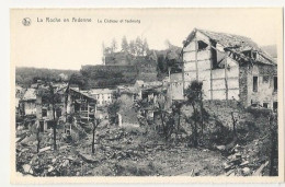 BE.- BELGIË. LA ROCHE EN ARDENNE. LE CHATEAU ET FAUBOURG - La-Roche-en-Ardenne