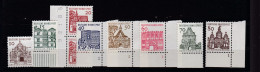 Une Série 8  Timbres   Bords De Feuille   Timbres   Deutsche Bundespost    ** Monuments - Ungebraucht