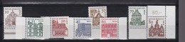 Une Série 8  Timbres   Bords De Feuille   Timbres   Deutsche Bundespost  Berlin  ** Monuments - Ungebraucht