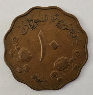 SUDAN- 10 MILLIEMES 1956. - Soedan